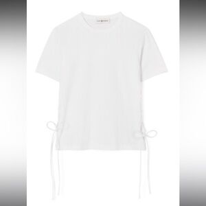 Tory Burch Lace-Up T-Shirt